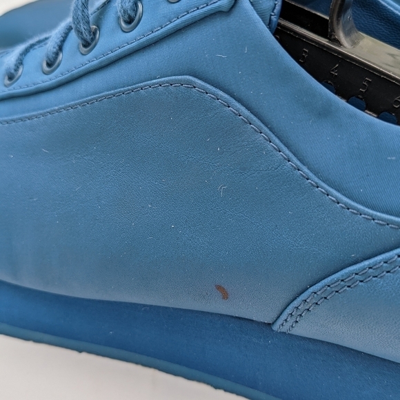 UGG  Eckhaus Latta Women's Block Lace up Square Toe Sneaker Moroccan Blue Sz 9 - Picture 9 of 15